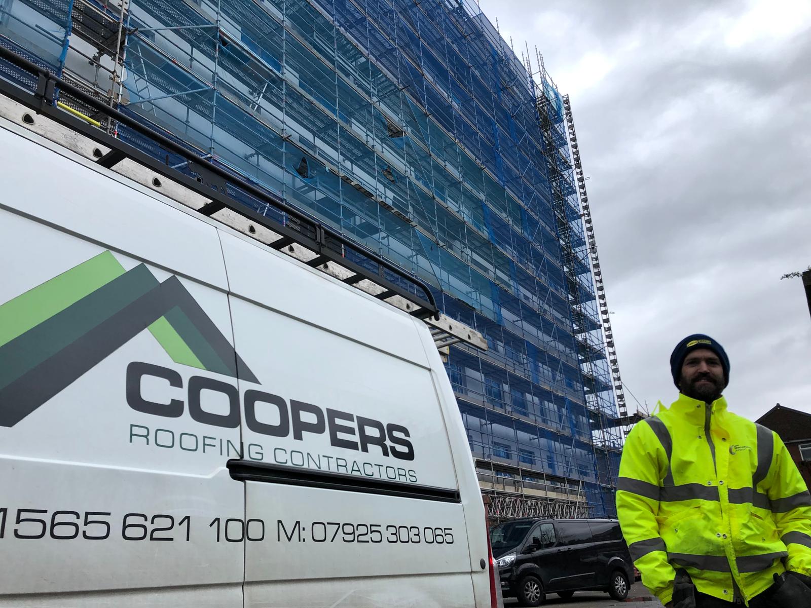 Coopers Roofing Van